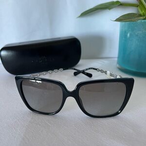 NWT Coach Black Oversized Square Sunglasses
